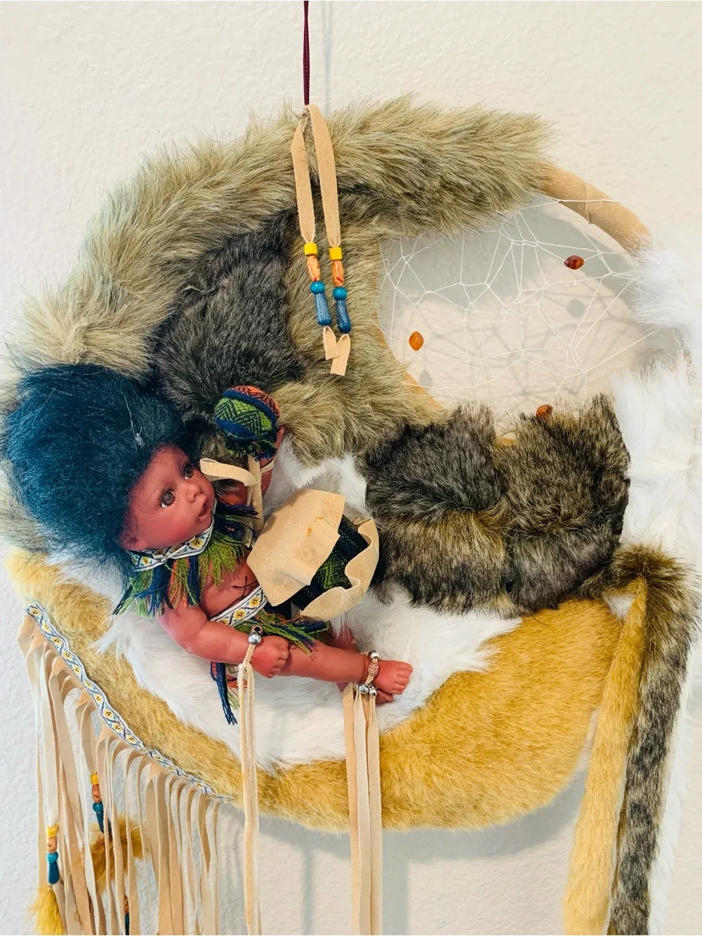 Duck House Heirloom Dolls Collection Native American Dream Catcher